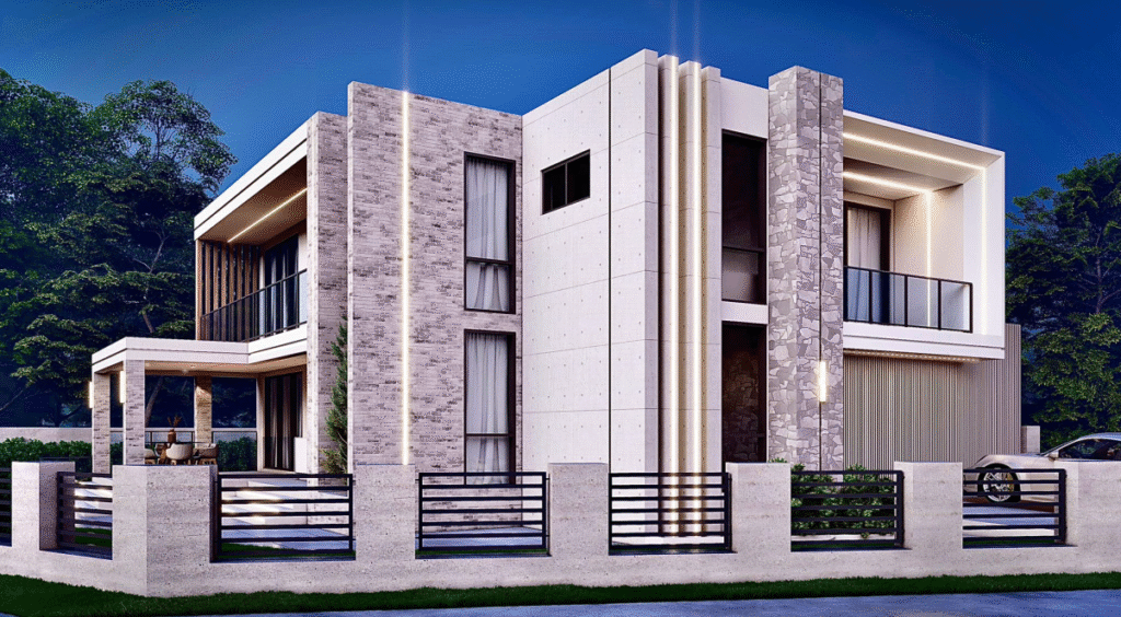 Modern Concrete and Timber Home Design